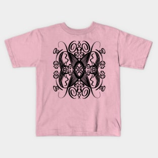 Skull design alt Kids T-Shirt